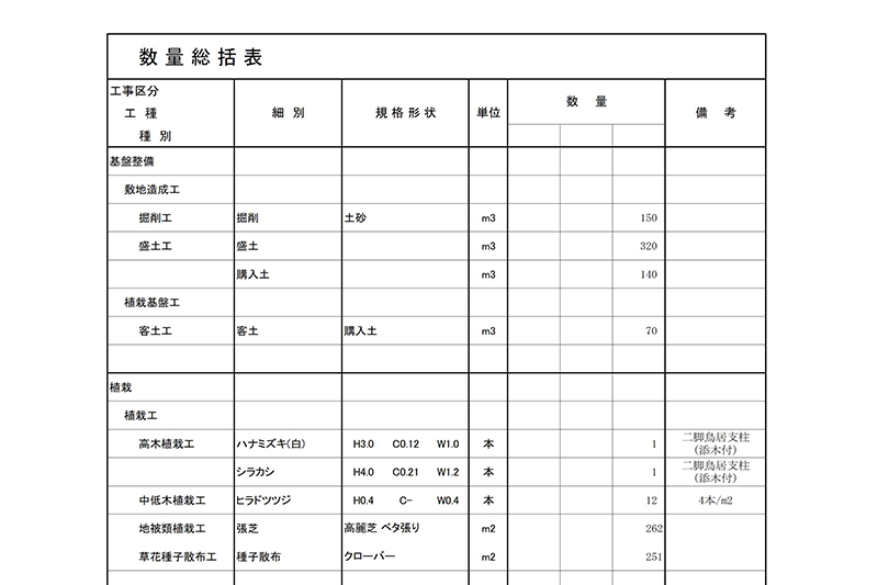 各種計算書